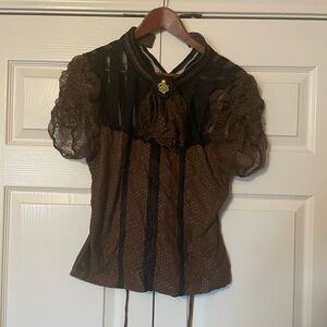 Steampunk Costume Blouse